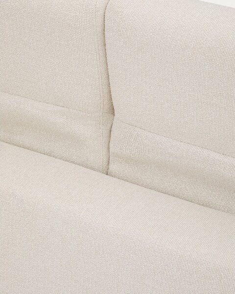 Beżowa sofa z tkaniny szenilowej 234 cm Aurum – Kave Home