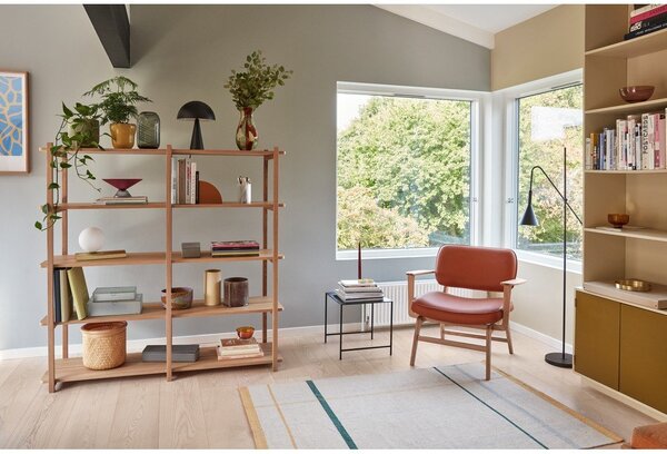 Czarna lampa stołowa Hübsch Herho