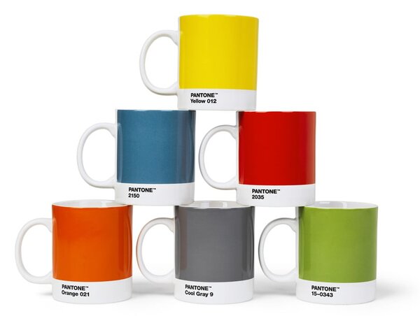 Zielony ceramiczny kubek 375 ml Green 15-0343 – Pantone