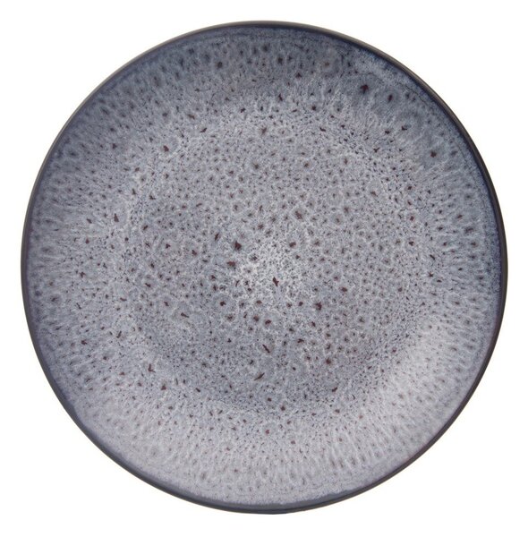 Fioletowy ceramiczny talerz deserowy ø 20,5 cm Glaze – Orion