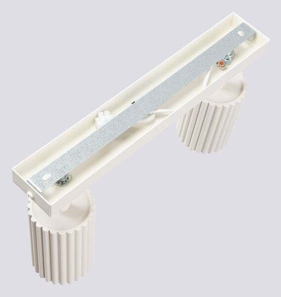 Kremowa lampa punktowa 6,5x30 cm Gleam – Sollux