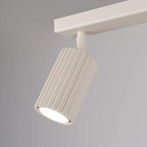 Kremowa lampa punktowa 6,5x30 cm Gleam – Sollux