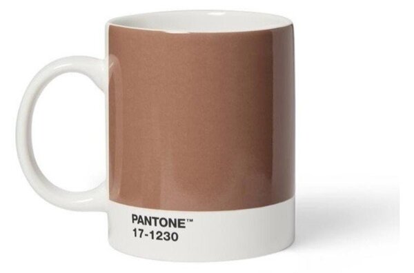 Jasnobrązowy porcelanowy kubek 375 ml Mocha Mousse 17-1230 – Pantone