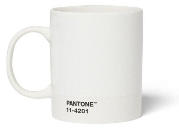 Biały porcelanowy kubek 375 ml Cortado Cloud Dancer 11-4201 – Pantone