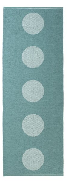 Turkusowy chodnik odpowiedni na zewnątrz 70x200 cm Vera Pop Jade – Pappelina