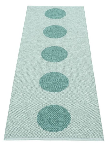 Turkusowy chodnik odpowiedni na zewnątrz 70x200 cm Vera Pop Jade – Pappelina