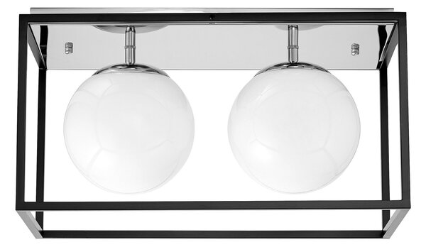 NOWOCZESNA LAMPA SUFITOWA CHROMOWANY PLAFON MALDINI W2