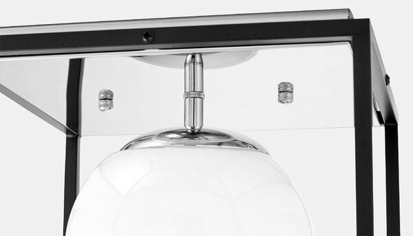 NOWOCZESNA LAMPA SUFITOWA CHROMOWANY PLAFON MALDINI W1
