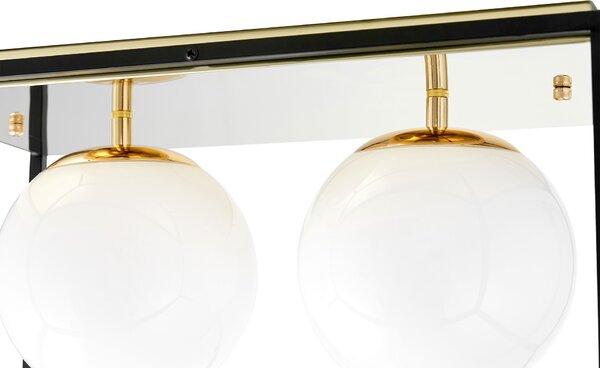 NOWOCZESNA LAMPA SUFITOWA ZŁOTY PLAFON MALDINI W2