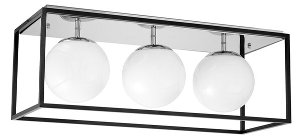 NOWOCZESNA LAMPA SUFITOWA CHROMOWANY PLAFON MALDINI W3