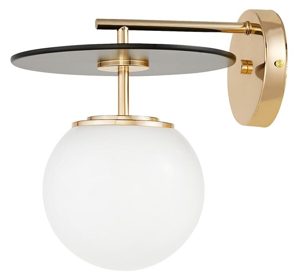 LAMPA ŚCIENNA KINKIET LOFT CZARNO-ZŁOTA DALTONA