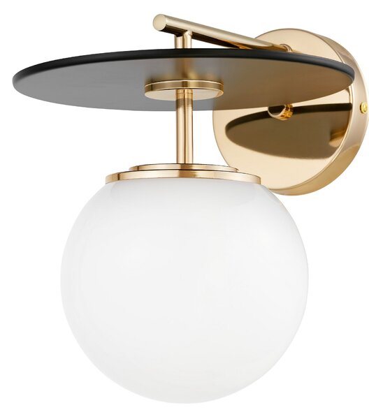 LAMPA ŚCIENNA KINKIET LOFT CZARNO-ZŁOTA DALTONA