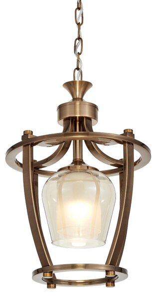 LAMPA WISZĄCA LOFT MOSIĘŻNA BROOKLYN W1