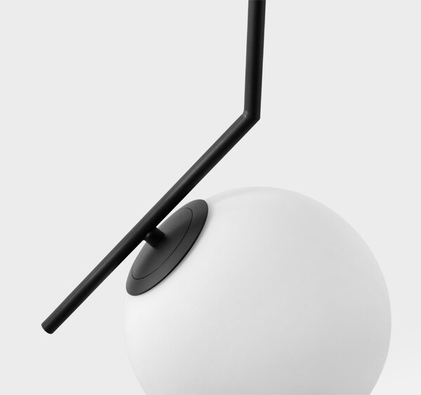 LAMPA WISZĄCA NOWOCZESNA CZARNA BIAŁA KULA SORENTO 20 LUMINA DECO