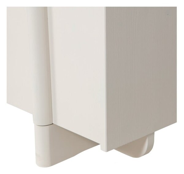 Kremowa szafka modułowa z litego drewna sosnowego 101x210 cm Basu – WOOOD