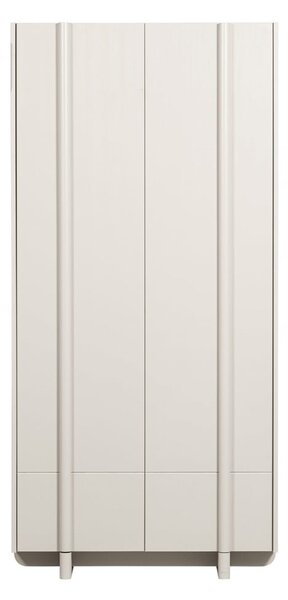 Kremowa szafka modułowa z litego drewna sosnowego 101x210 cm Basu – WOOOD