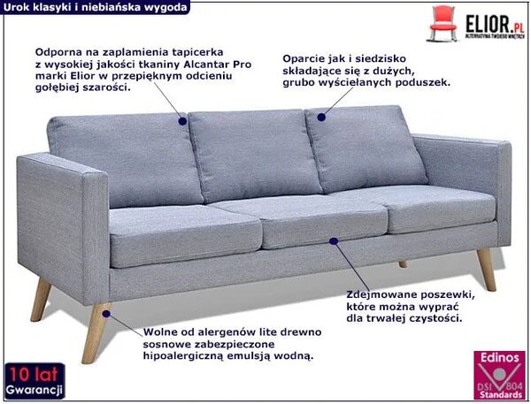 Sofa 3-osobowa B6-E47