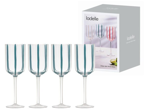 Kieliszki do wina zestaw 4 szt. 350 ml Stripe – Ladelle