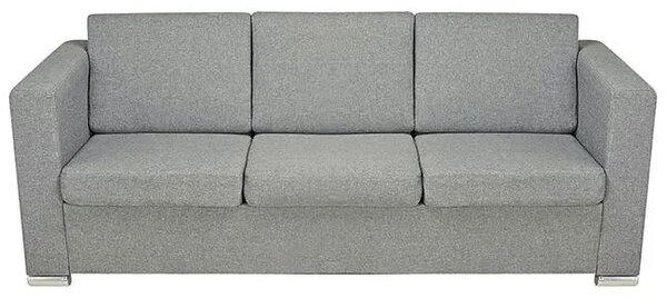 Trzyosobowa jasnoszara sofa loftowa K4-H22