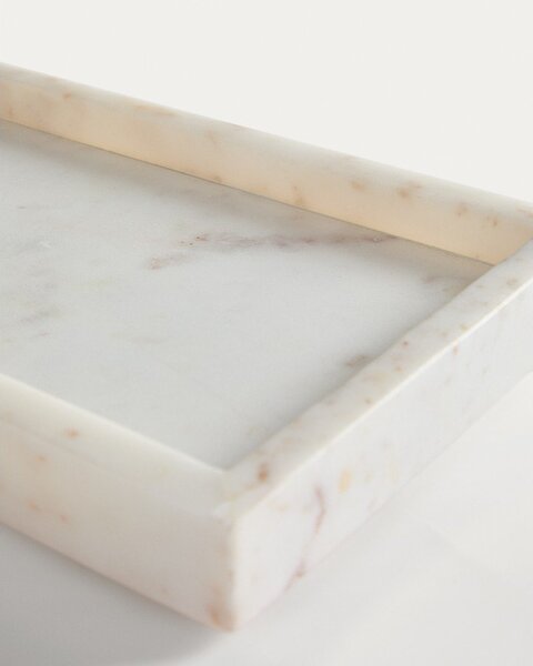 Marmurowa taca dekoracyjna 18x35 cm Serela – Kave Home