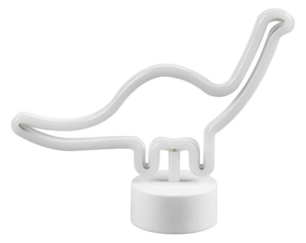 Biała lampa stołowa LED (wys. 20 cm) Bronto – Reality