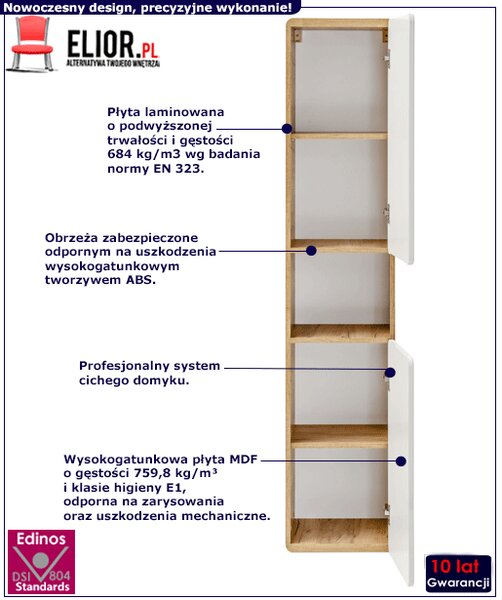 Wiszący słupek łazienkowy W0-A47