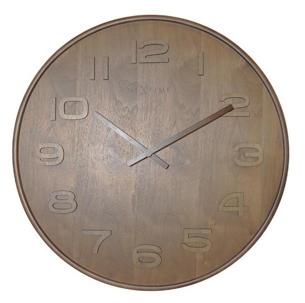 Zegar (brązowy) Wood Medium Nextime