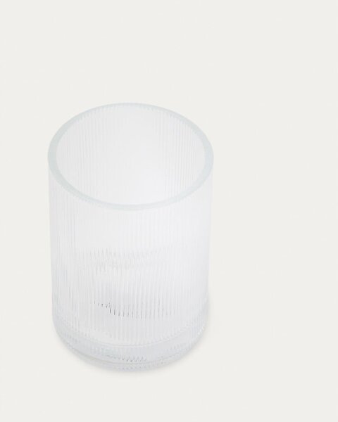 Szklany kubek na szczoteczki do zębów Arlem – Kave Home
