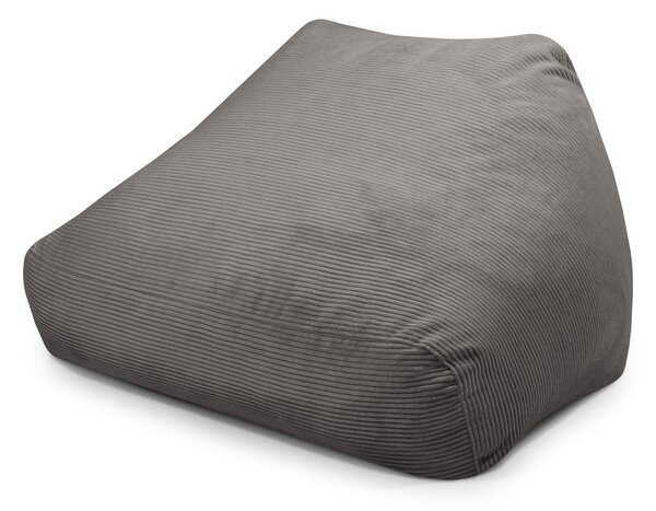 Ciemnoszary sztruksowy worek do siedzenia Sofa Snug – SLOWDOWN
