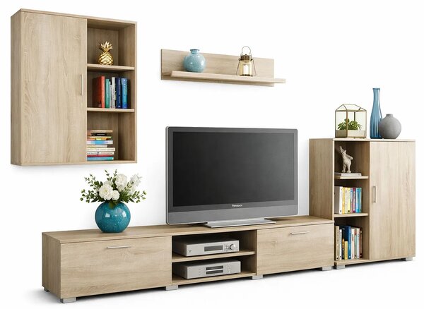 Zestaw mebli do salonu pod tv dąb sonoma Z5-K73