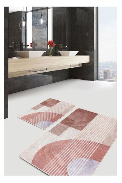 Aksamitne dywaniki łazienkowe zestaw 2 szt. 60x100 cm – Mila Home
