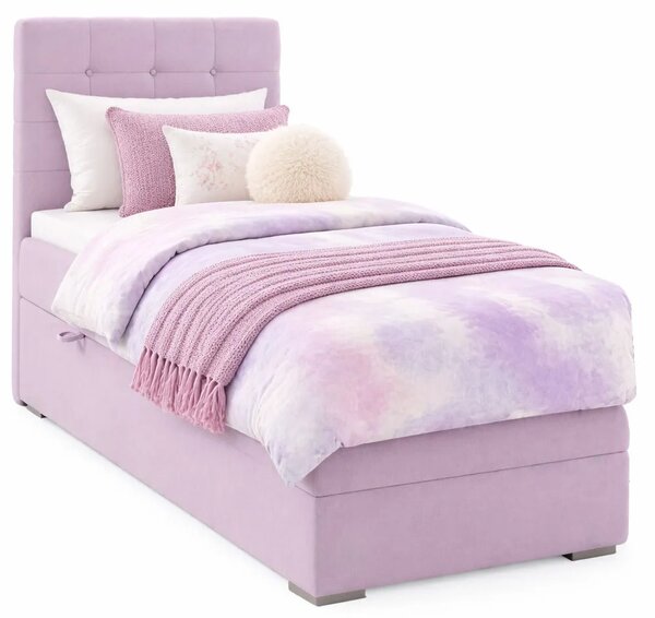 Pojedyncze łóżko boxspring 80x200 32 kolory S9-B69