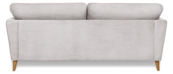 Jasnoszara sztruksowa sofa 206 cm Paris – Scandic