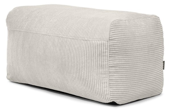 Kremowy sztruksowy worek do siedzenia Plus 100 Lounge – SLOWDOWN