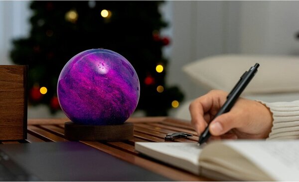 Dekoracja świetlna na USB w ciemnym naturalnym kolorze ø 12 cm Galaxy Breeze – Gingko