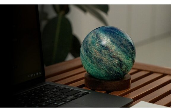 Dekoracja świetlna na USB w ciemnym naturalnym kolorze ø 12 cm Galaxy Breeze – Gingko