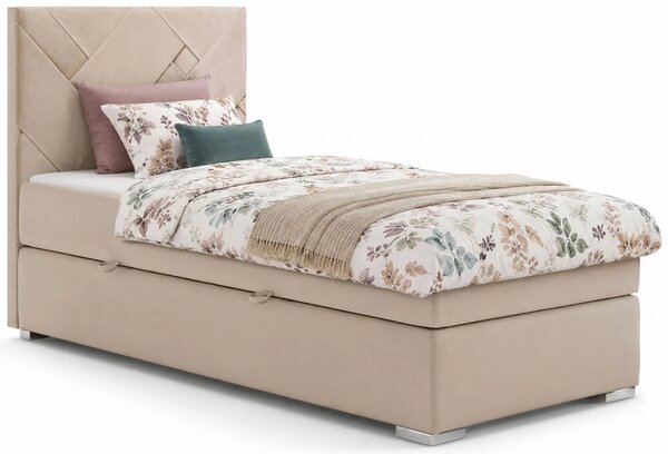 Pojedyncze łóżko boxspring 90x200 S4-C66