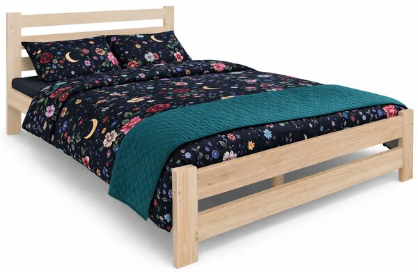 Drewniane łóżko z sosny skandynawskiej 120x200 F3-D06