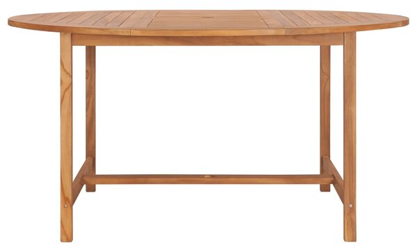 Stół ogrodowy, 150x76 cm, lite drewno tekowe