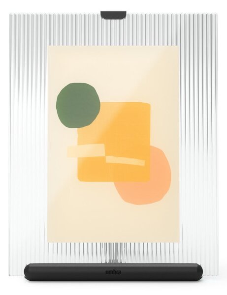 Czarna szklana ramka stojąca 16x20 cm Flute – Umbra