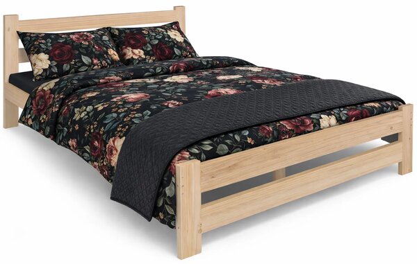 Drewniane Łóżko W Stylu Skandynawskim 120X200 B1-R86
