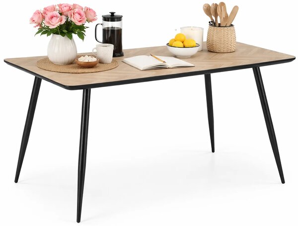 Prostokątny stół w stylu modern retro 120x80 D8-P74
