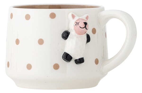 Biały ceramiczny kubek dla dzieci na kakao 370 ml Dolly – Bloomingville Mini