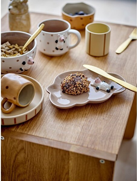 Biały ceramiczny kubek dla dzieci na kakao 370 ml Dolly – Bloomingville Mini
