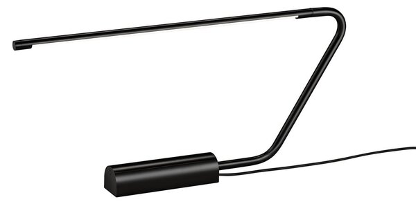 Czarna lampa stołowa LED (wysokość 33 cm) Olea – Trio Select