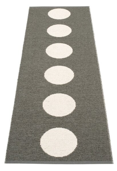 Ciemnoszary chodnik odpowiedni na zewnątrz 70x225 cm Vera Charcoal – Pappelina