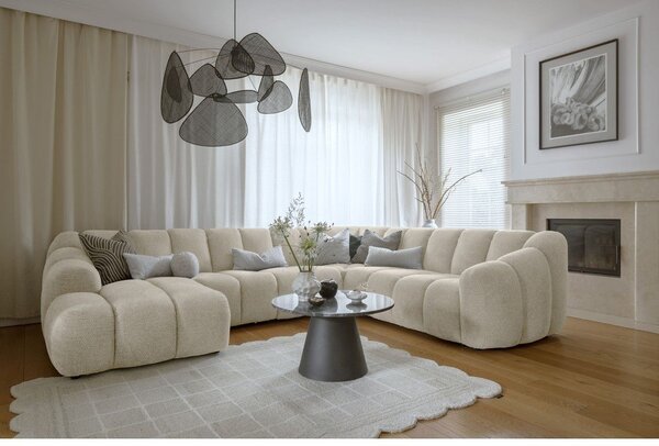 Beżowy narożnik (prawostronny/w kształcie litery U) Shell – Miuform