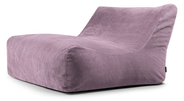 Fioletowy sztruksowy worek do siedzenia Sofa Lounge – SLOWDOWN