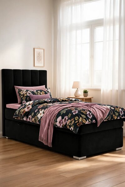 Pojedyncze łóżko boxspring 80x200 K4-N55