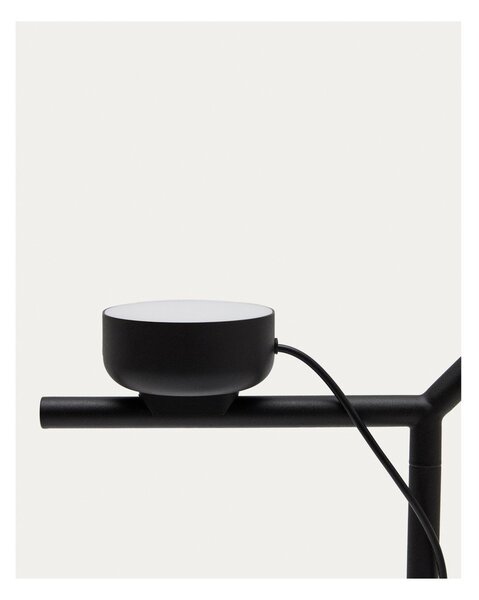 Czarna lampa stojąca LED ze ściemniaczem (wysokość 160 cm) Orey – Kave Home